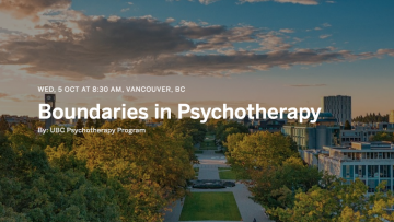 Boundaries in Psychotherapy